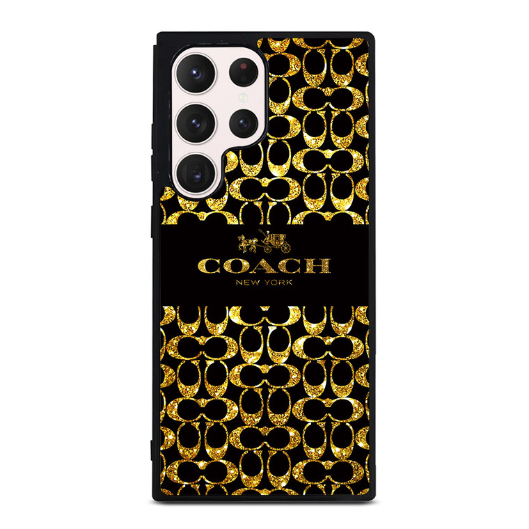 COACH NEW YORK GOLDEN Samsung Galaxy S23 Ultra Case Cover