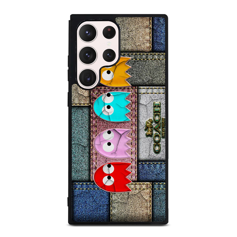 COACH NEW YORK PAC MAN Samsung Galaxy S23 Ultra Case Cover