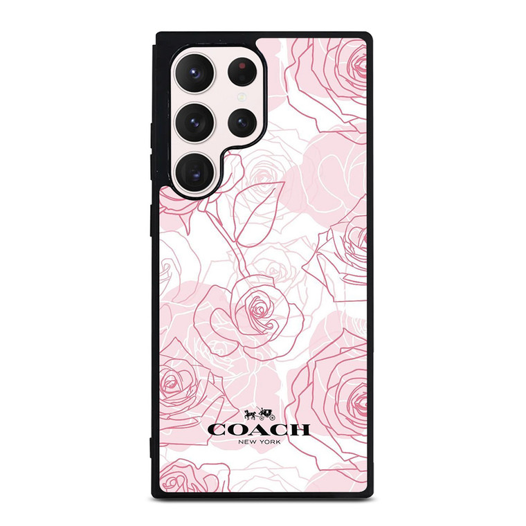COACH ROSES Samsung Galaxy S23 Ultra Case Cover
