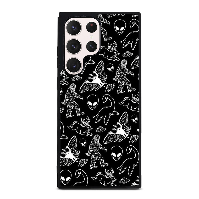 CRYPTID LINE PATTERN Samsung Galaxy S23 Ultra Case Cover CRYPTID LINE PATTERN Samsung Galaxy S23 Ultra Case Cover