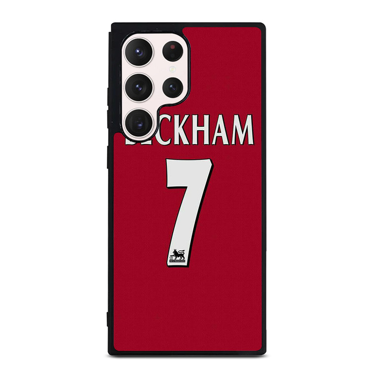 DAVID BECKHAM JERSEY MANCHESTER UNITED Samsung Galaxy S23 Ultra Case Cover