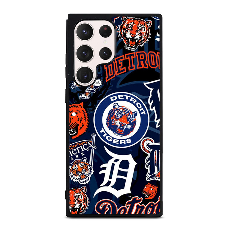DETROIT TIGERS BASEBALL COLLAGE Samsung Galaxy S23 Ultra Case Cover DETROIT TIGERS BASEBALL COLLAGE Samsung Galaxy S23 Ultra Case Cover