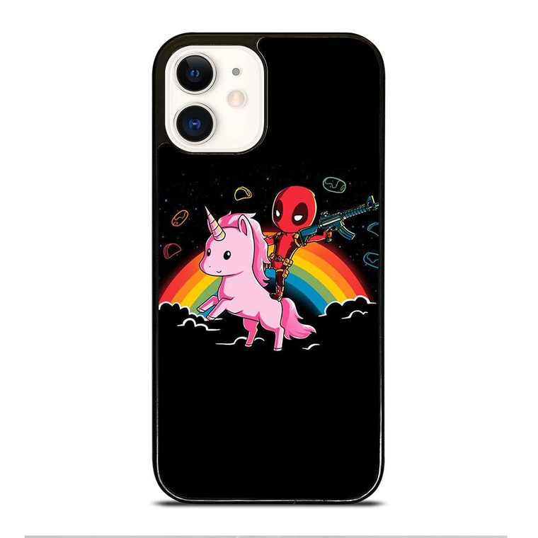 DEADPOOL AND UNICORN CUTE iPhone 12 Case Cover