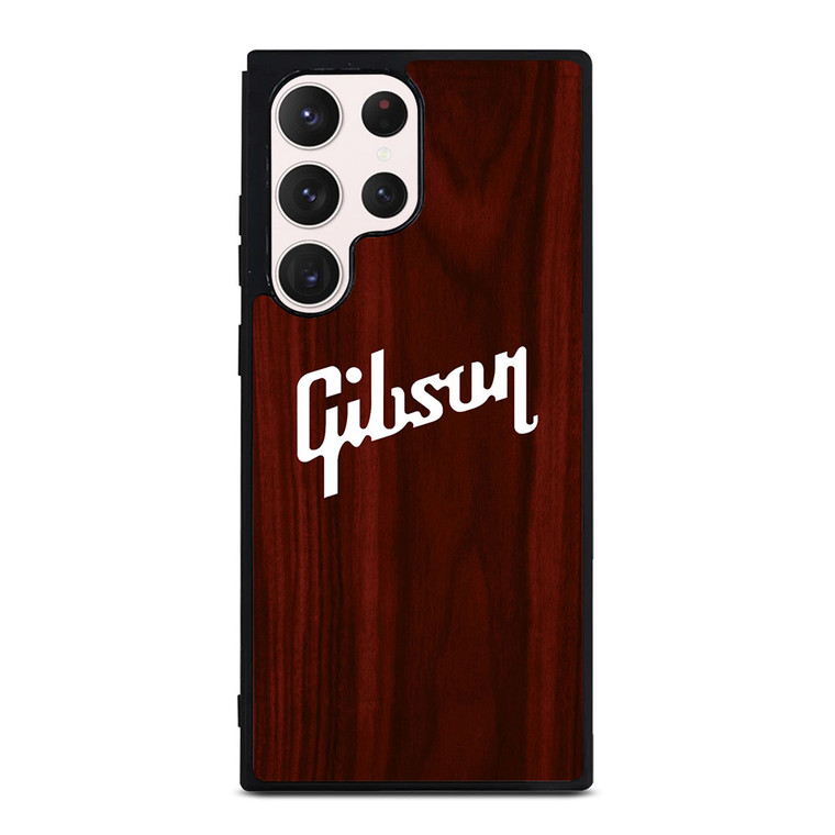 GIBSON GUITAR WOODEN LOGO Samsung Galaxy S23 Ultra Case Cover