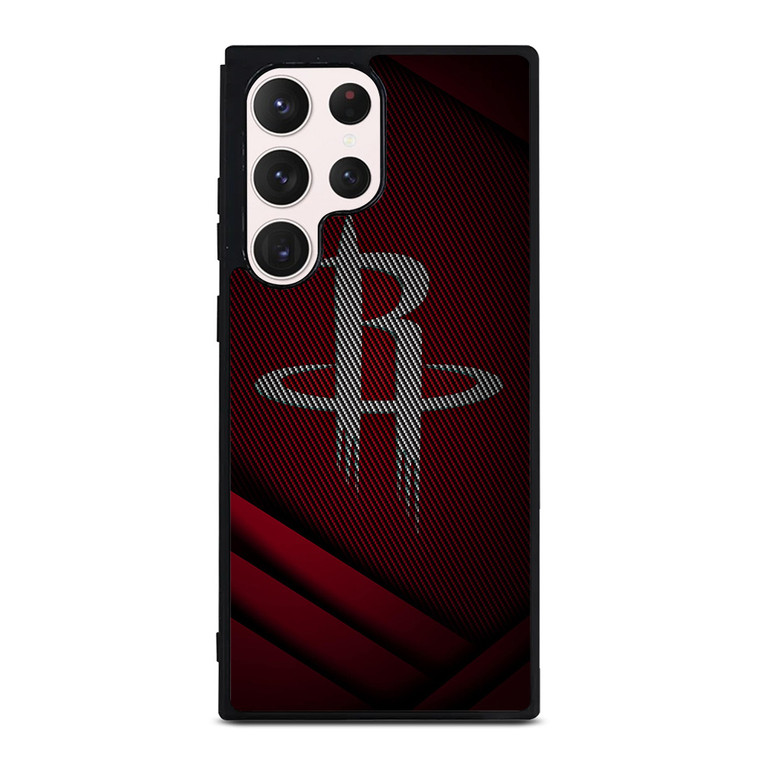 HOUSTON ROCKETS CARBON LOGO Samsung Galaxy S23 Ultra Case Cover