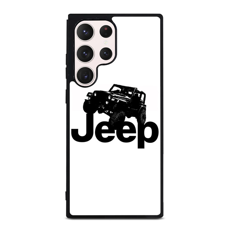 JEEP BLACK LOGO Samsung Galaxy S23 Ultra Case Cover
