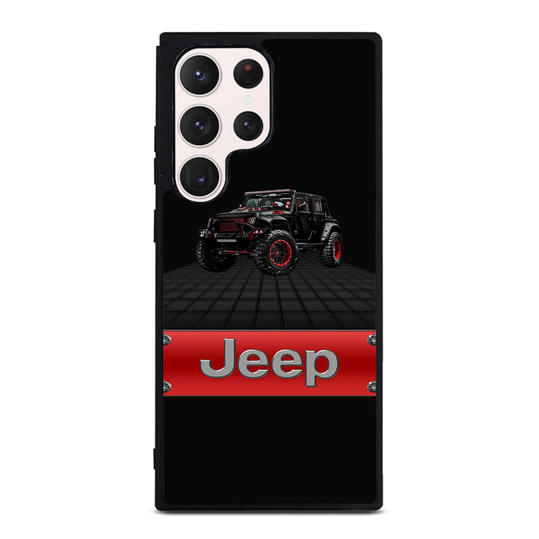 JEEP WRANGLER BLACK LOGO Samsung Galaxy S23 Ultra Case Cover