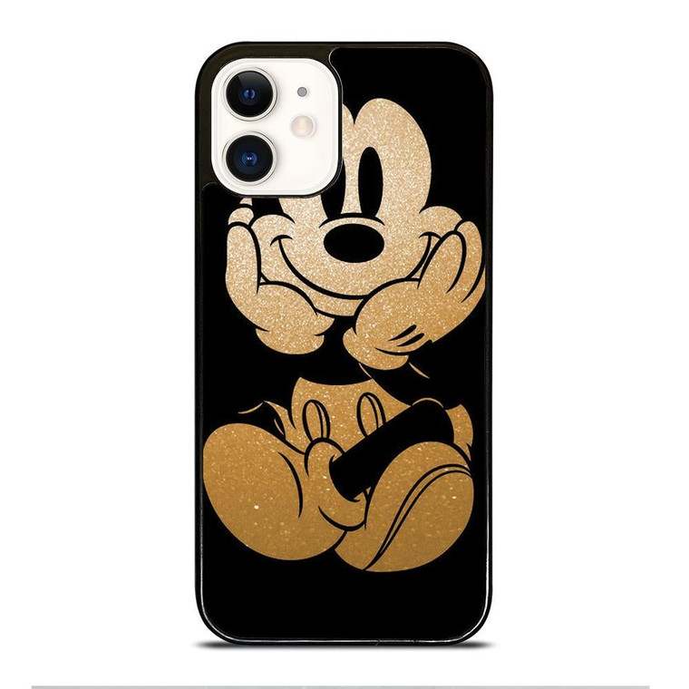DISNEY MICKEY MOUSE GOLD iPhone 12 Case Cover