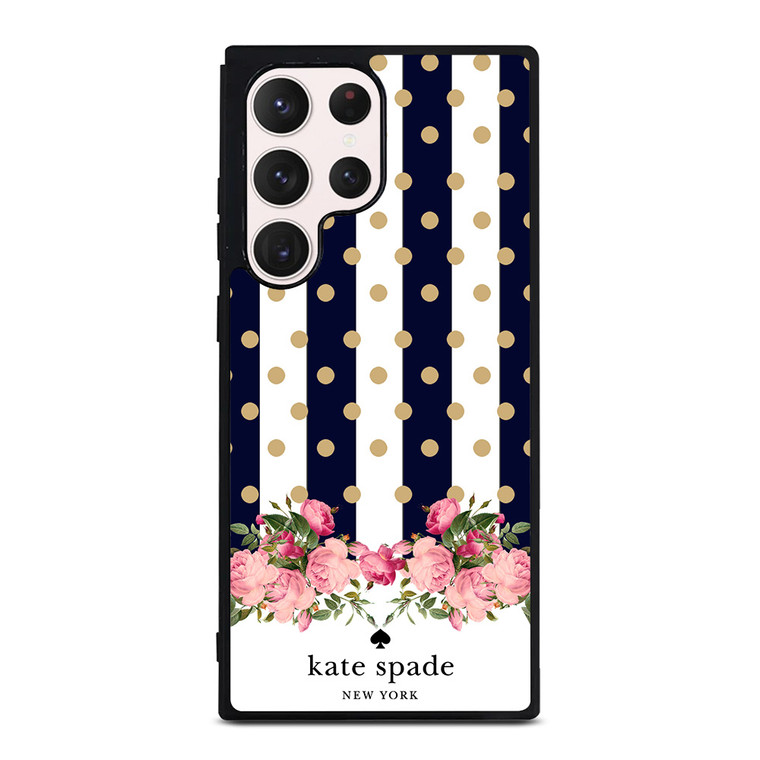 KATE SPADE NEW YORK POLKADOTS FLORAL Samsung Galaxy S23 Ultra Case Cover