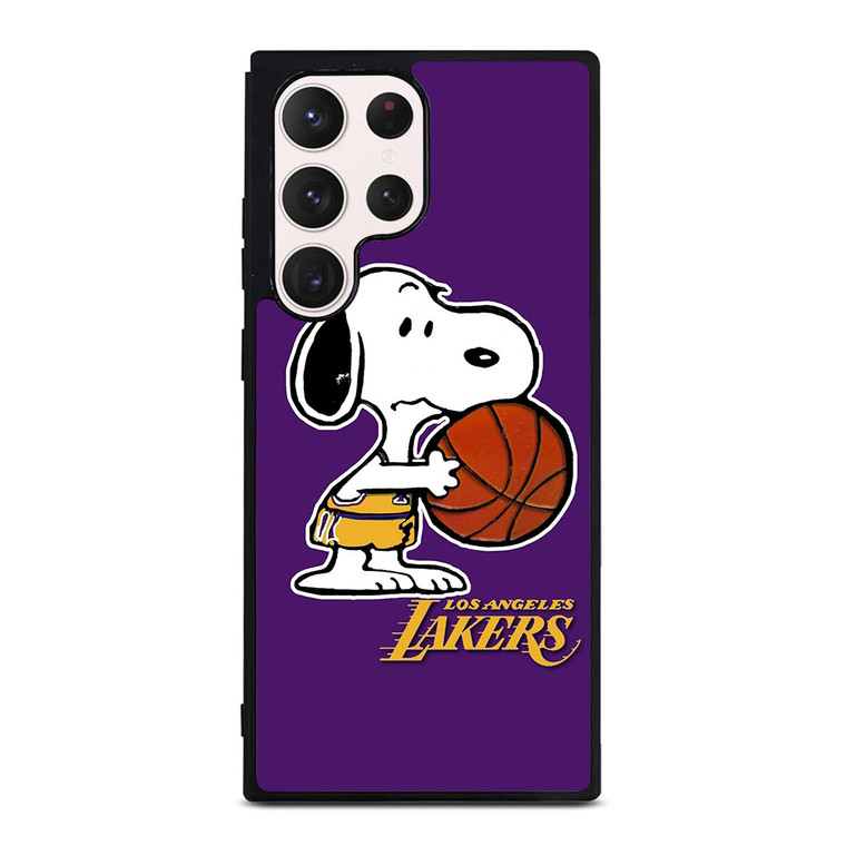LA LAKERS BASKETBALL SNOOPY Samsung Galaxy S23 Ultra Case Cover