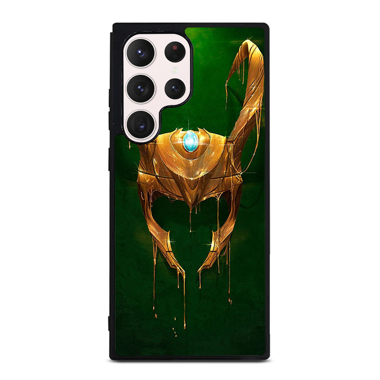 LOKI CROWN HELMET Samsung Galaxy S23 Ultra Case Cover LOKI CROWN HELMET Samsung Galaxy S23 Ultra Case Cover