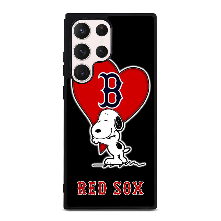 LOVE BOSTON RED SOX SNOOPY Samsung Galaxy S23 Ultra Case Cover