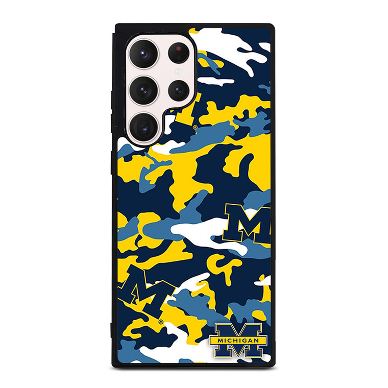 MICHIGAN WOLVERINES FOOTBALL CAMO Samsung Galaxy S23 Ultra Case Cover