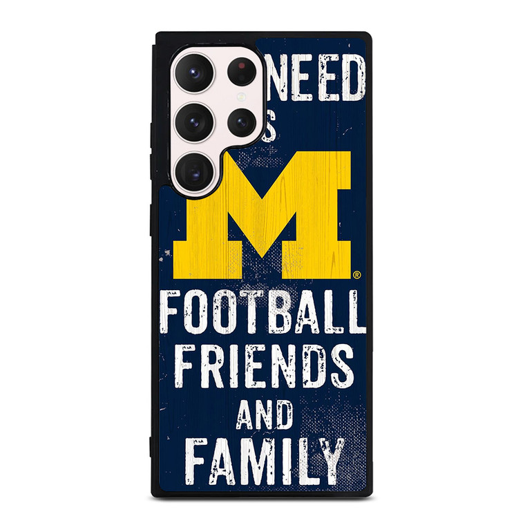 MICHIGAN WOLVERINES FOOTBALL QUOTES Samsung Galaxy S23 Ultra Case Cover