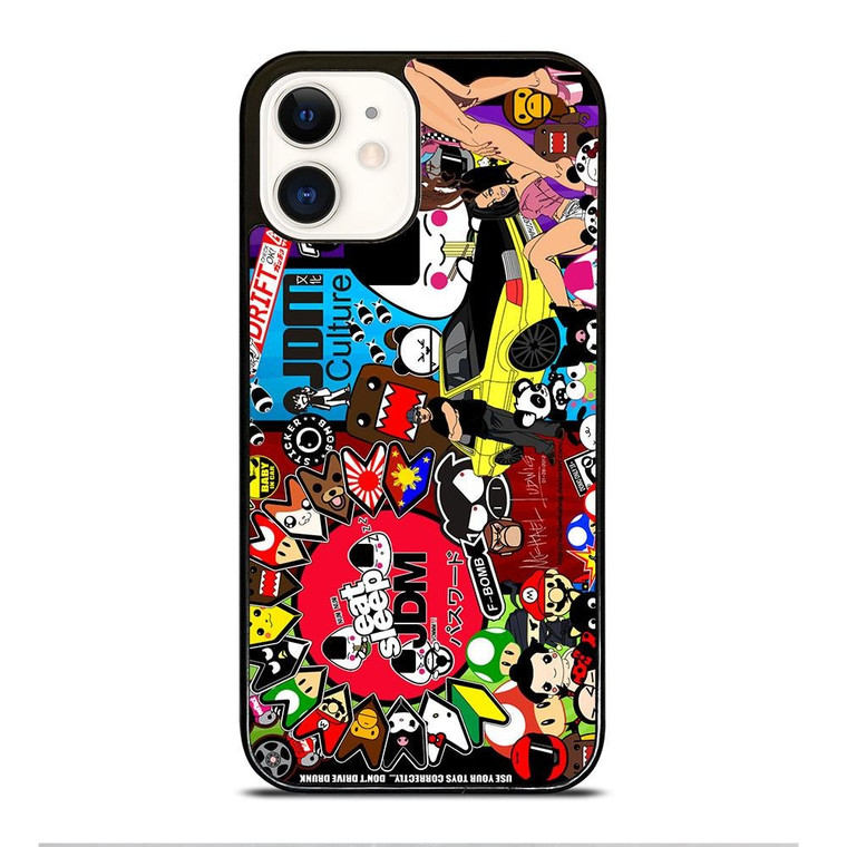 EAT SLEEP JDM COLLAGE iPhone 12 Case Cover