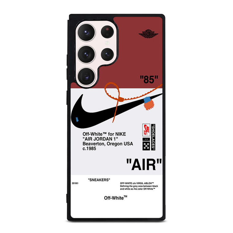 OFF WHITE NIKE AIR JORDAN SNEAKERS Samsung Galaxy S23 Ultra Case Cover OFF WHITE NIKE AIR JORDAN SNEAKERS Samsung Galaxy S23 Ultra Case Cover