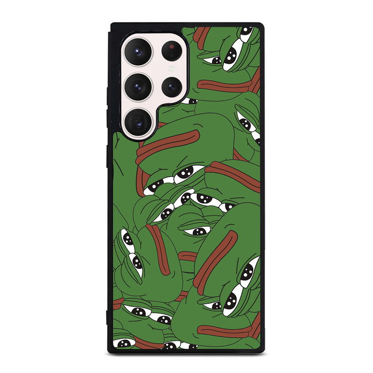 PEPE THE SMUG FROG COLLAGE Samsung Galaxy S23 Ultra Case Cover