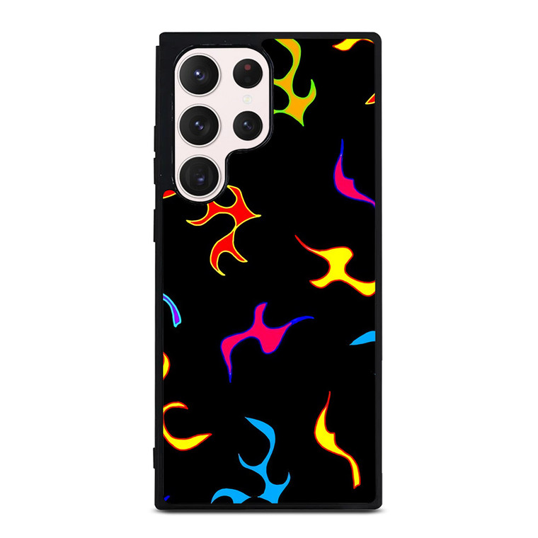 PLAYFUL FIRE PATTERN Samsung Galaxy S23 Ultra Case Cover