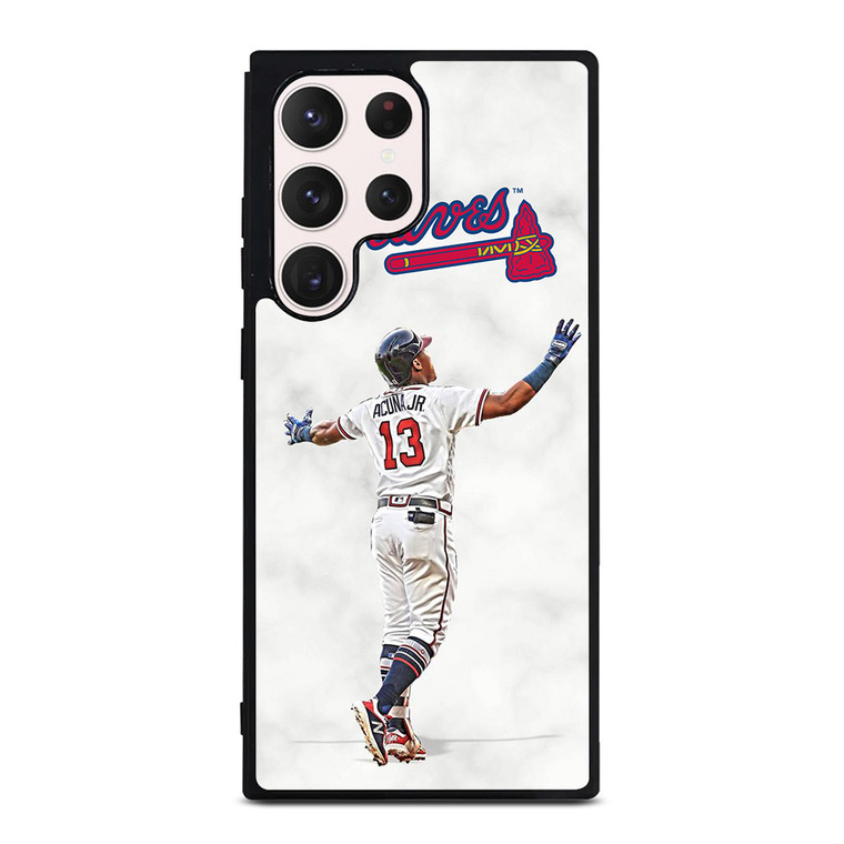 RONALD ACUNA JR MARBLE ATLANTA BRAVES Samsung Galaxy S23 Ultra Case Cover