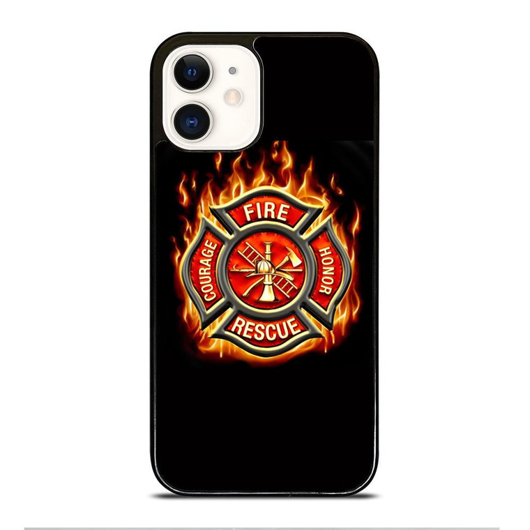 FIREFIGHTER FIREMAN LOGO iPhone 12 Case Cover