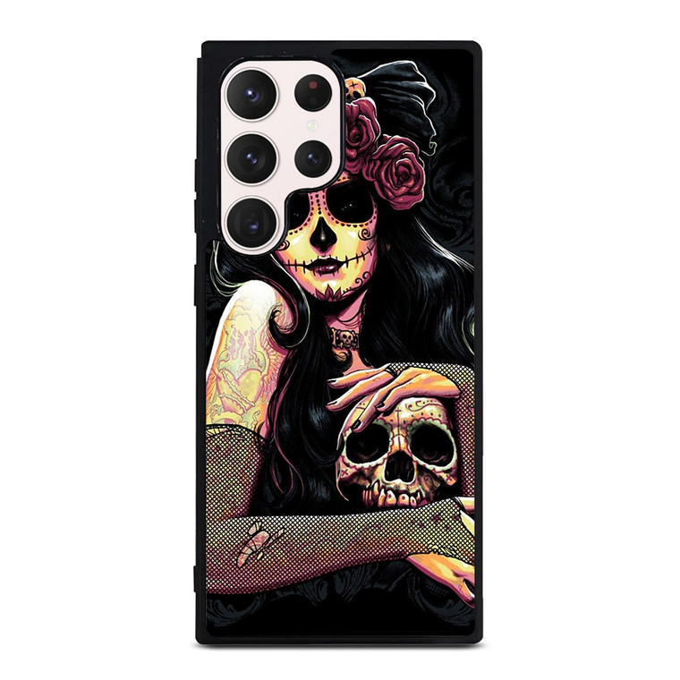 SUGAR SCHOOL TATTOO Samsung Galaxy S23 Ultra Case Cover
