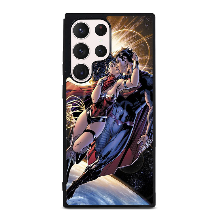 SUPERMAN KISSING WONDER WOMAN Samsung Galaxy S23 Ultra Case Cover