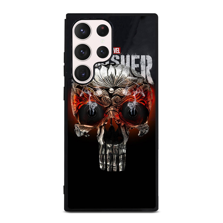 THE PUNISHER SKULL MARVEL Samsung Galaxy S23 Ultra Case Cover