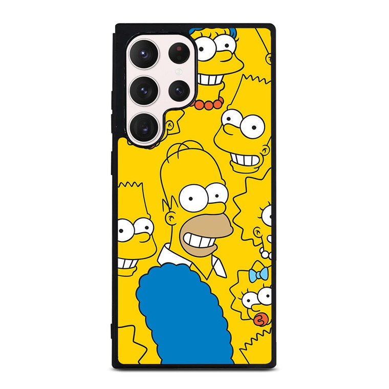 THE SIMPSONS CARTOON COLLAGE Samsung Galaxy S23 Ultra Case Cover