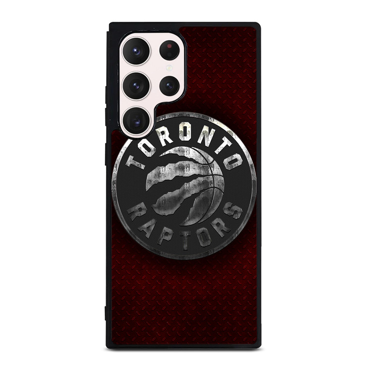 TORONTO RAPTORS RED METAL Samsung Galaxy S23 Ultra Case Cover