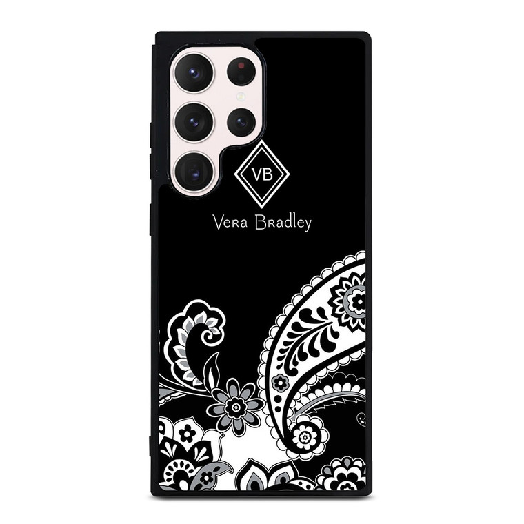 VERA BRADLEY BLACK AND WHITE Samsung Galaxy S23 Ultra Case Cover