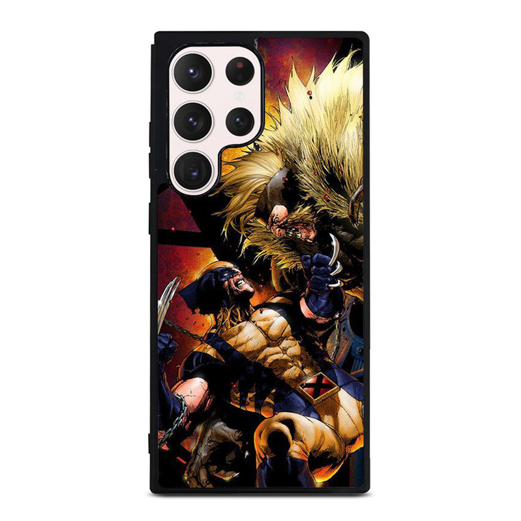 WOLVERINE VS SABRETOOTH Samsung Galaxy S23 Ultra Case Cover