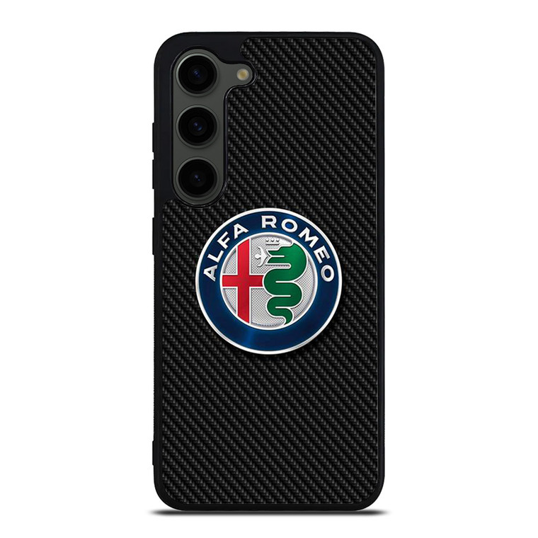 ALFA ROMEO CARBON Samsung Galaxy S23 Plus Case Cover ALFA ROMEO CARBON Samsung Galaxy S23 Plus Case Cover