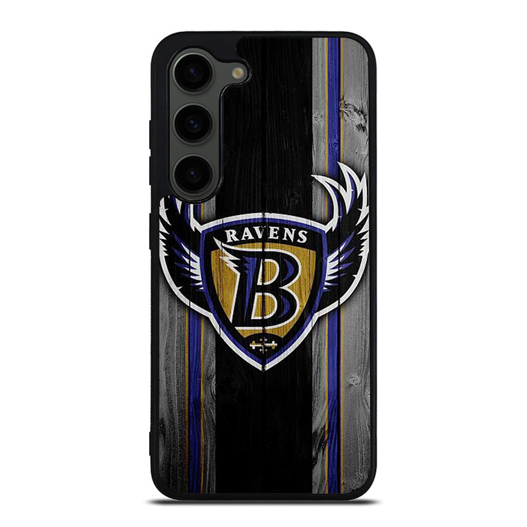 BALTIMORE RAVENS WOODEN LOGO Samsung Galaxy S23 Plus Case Cover