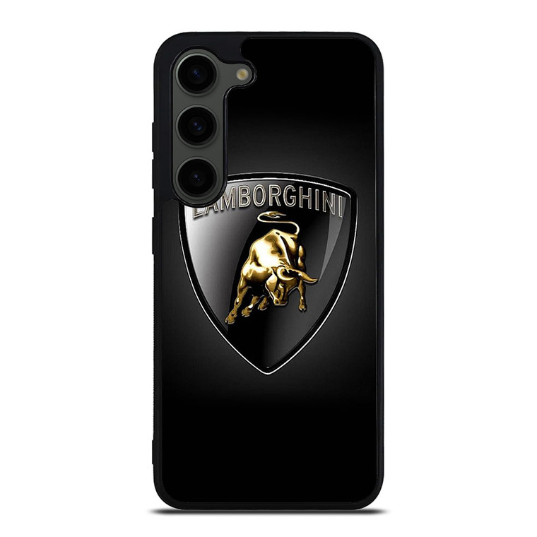 BLACK LAMBORGHINI LOGO Samsung Galaxy S23 Plus Case Cover