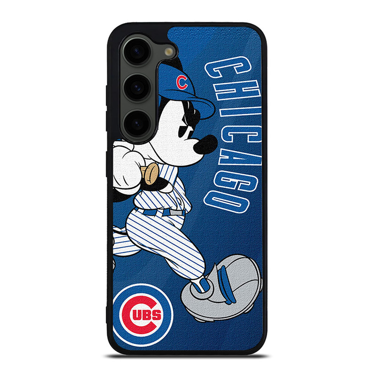 CHICAGO CUBS LOGO MICKEY MOUSE Samsung Galaxy S23 Plus Case Cover