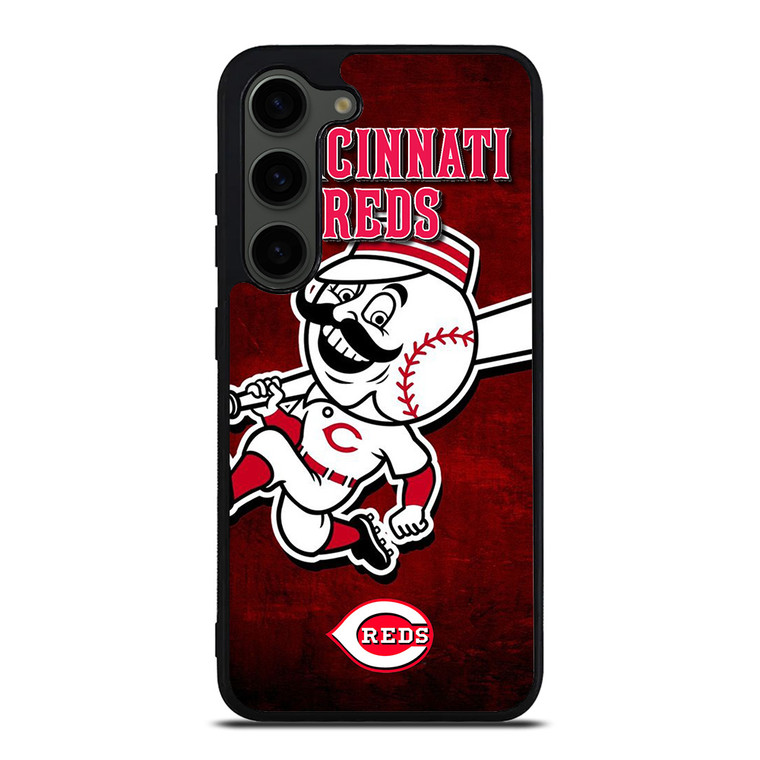 CINCINNATI REDS LOGO BASEBALL Samsung Galaxy S23 Plus Case Cover