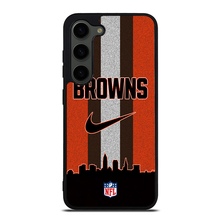 CLEVELAND BROWNS NIKE STRIPE Samsung Galaxy S23 Plus Case Cover