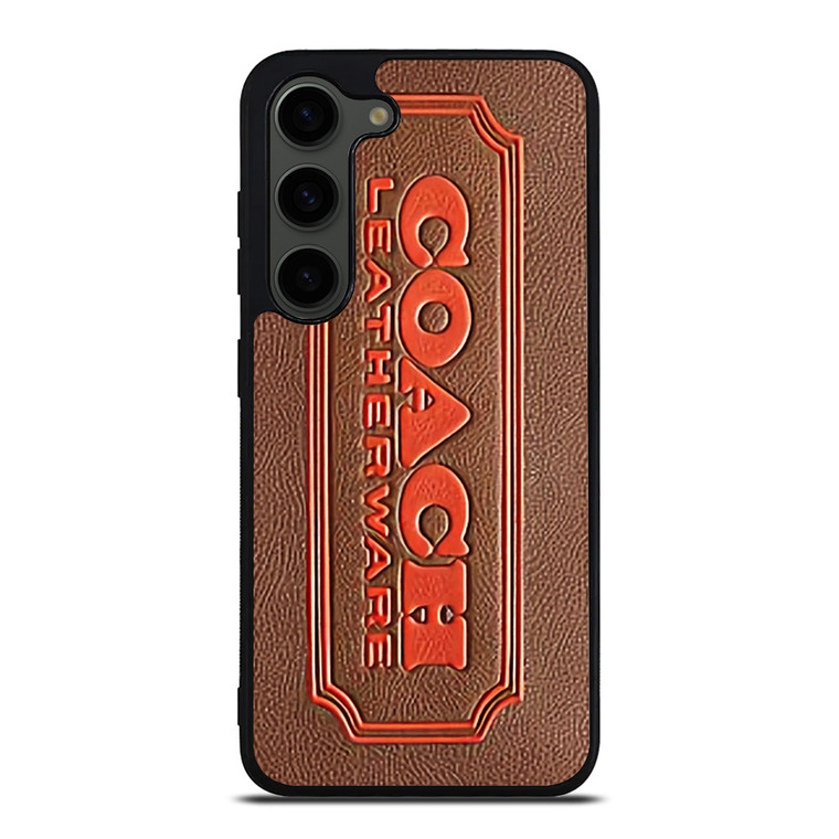 COACH LEATHERWARE EMBOSS Samsung Galaxy S23 Plus Case Cover
