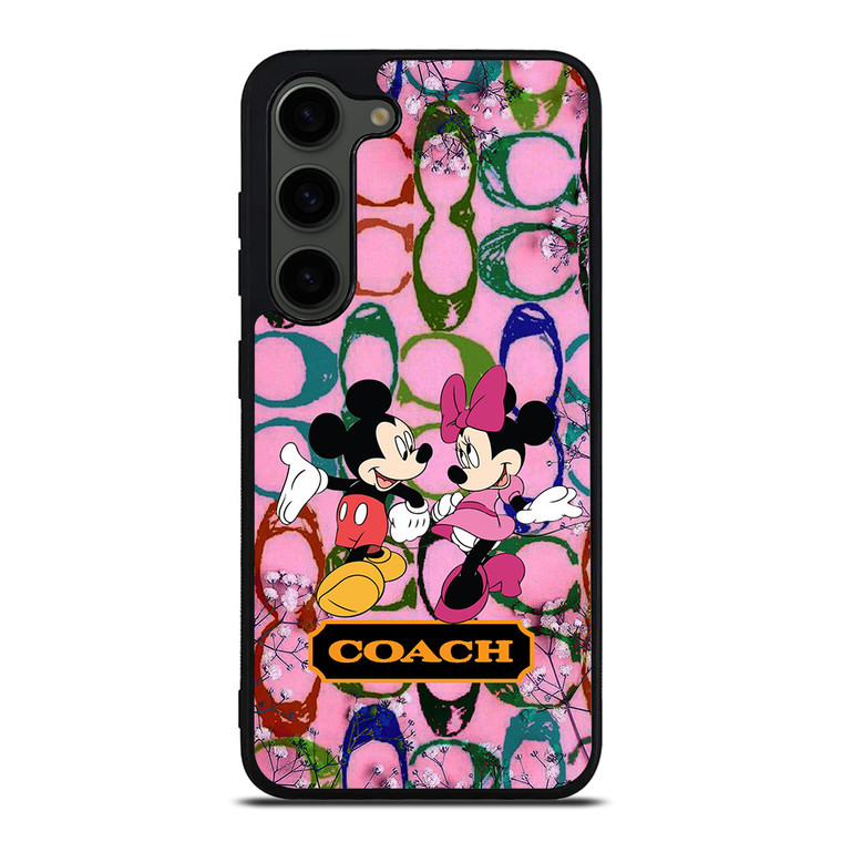 COACH PINK MICKEY MINNIE Samsung Galaxy S23 Plus Case Cover