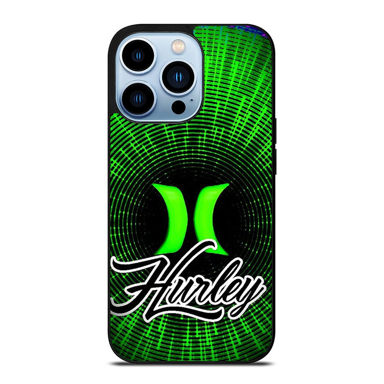 HURLEY LOGO GREEN iPhone 13 Pro Max Case Cover