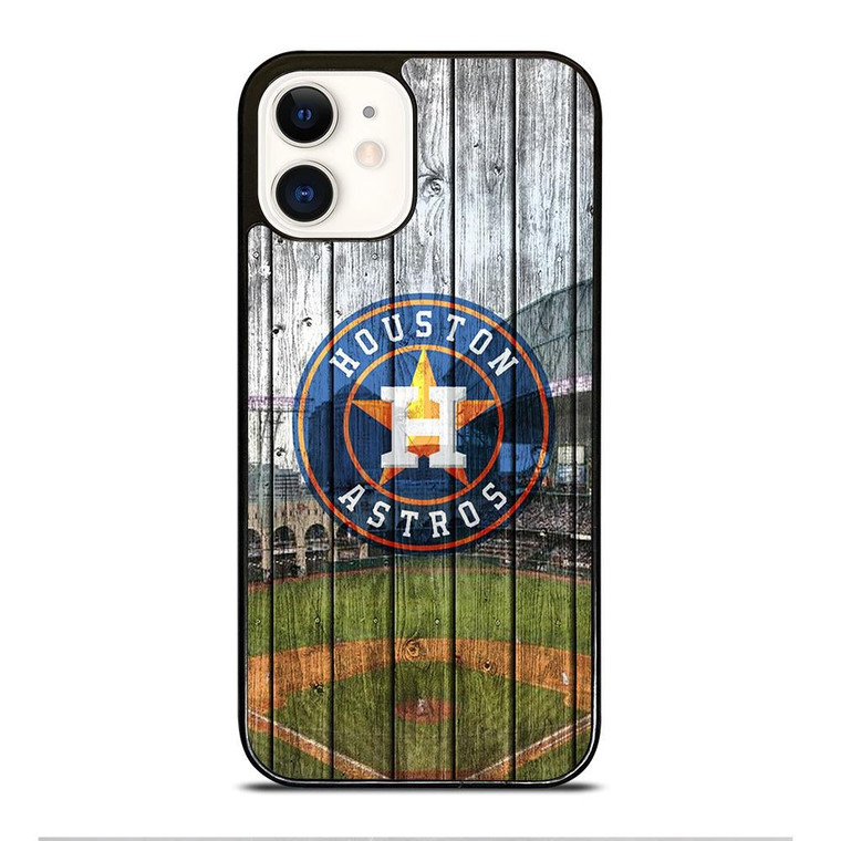 HOUSTON ASTROS WOODEN LOGO iPhone 12 Case Cover