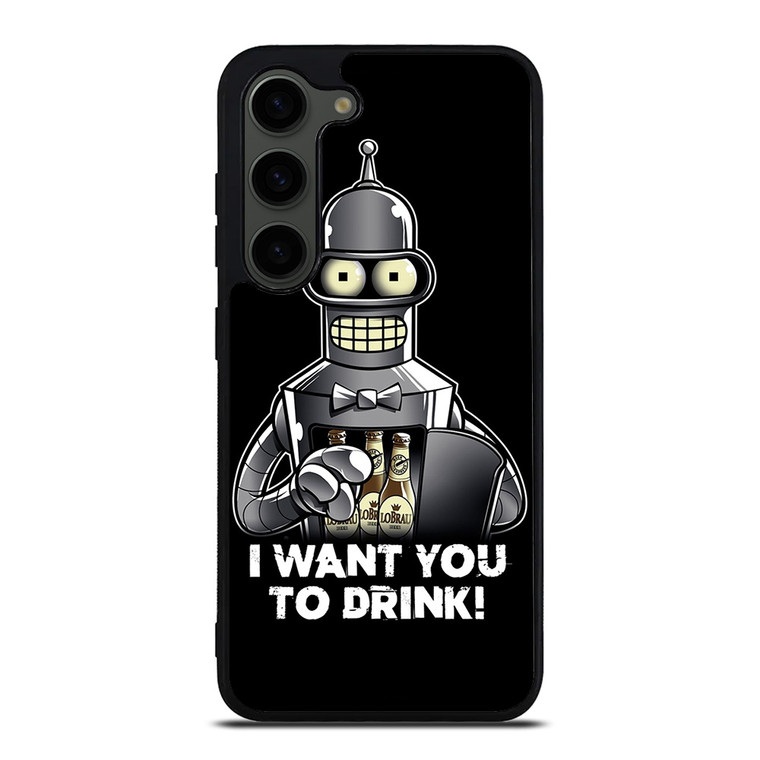 FUTURAMA BENDER QUOTE Samsung Galaxy S23 Plus Case Cover