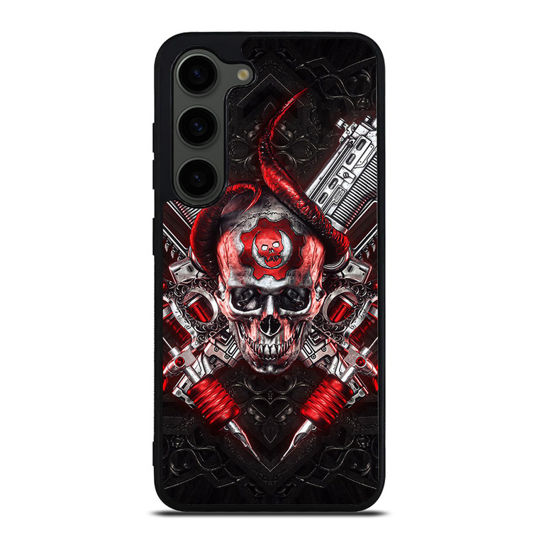 GEARS OF WAR ENGINE SKULL Samsung Galaxy S23 Plus Case Cover