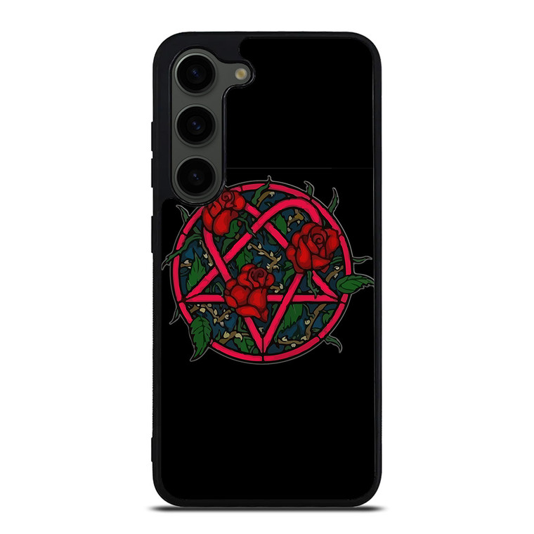 HIM BAND HEARTAGRAM FLOWER Samsung Galaxy S23 Plus Case Cover
