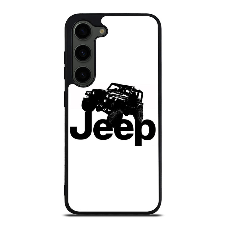 JEEP BLACK LOGO Samsung Galaxy S23 Plus Case Cover