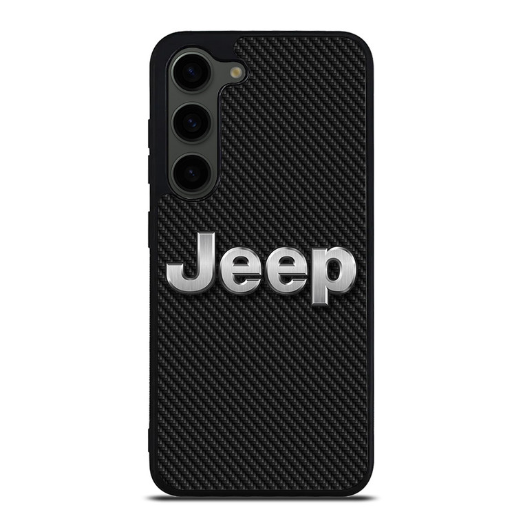 JEEP LOGO CARBON Samsung Galaxy S23 Plus Case Cover