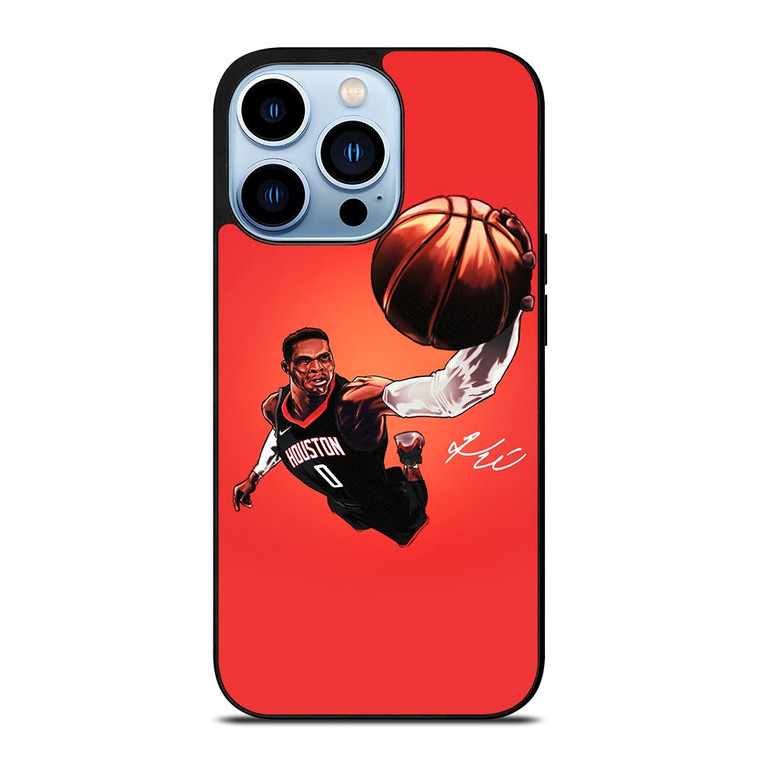 HOUSTON ROCKETS RUSSELL WESTBROOK iPhone 13 Pro Max Case Cover