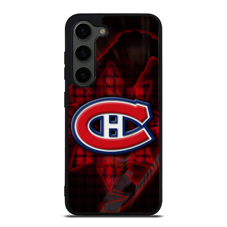 MONTREAL CANADIENS RED GLOW SYMBOL Samsung Galaxy S23 Plus Case Cover