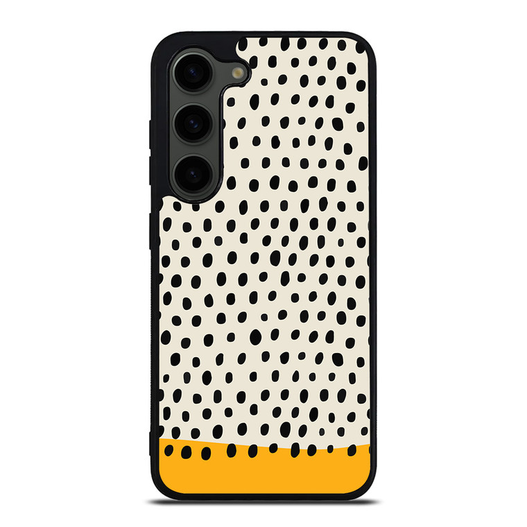 MUSTARD POLKADOTS PATTERN Samsung Galaxy S23 Plus Case Cover