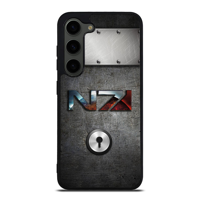 N7 MASS EFFECT METAL LOGO Samsung Galaxy S23 Plus Case Cover